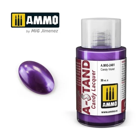 A-STAND Candy Violet Paint 30ml Mig - A.MIG-2461 A.MIG-2461-A-STAND Candy Violet Paint 30ml Mig - A.MIG-2461