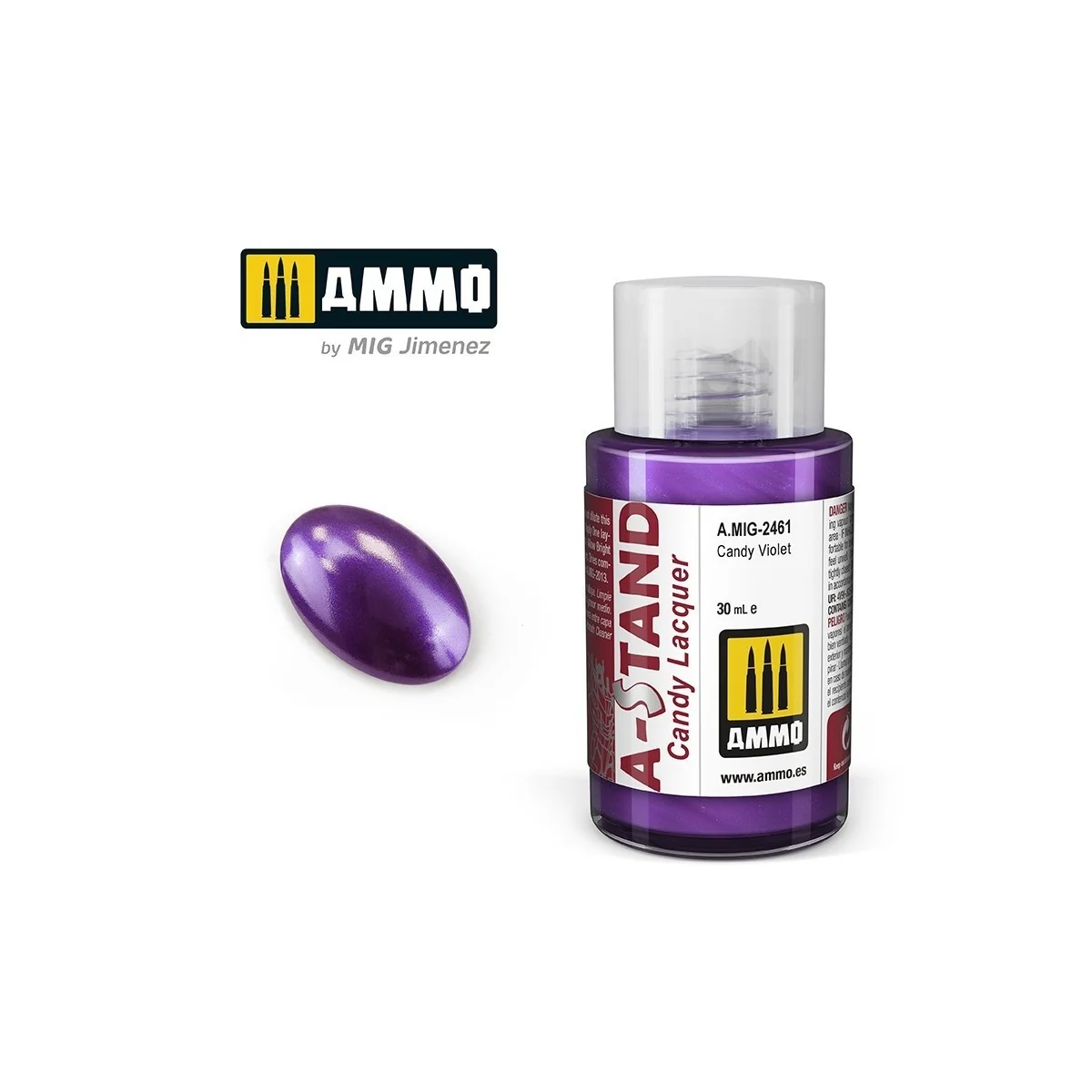 A-STAND Candy Violet Paint 30ml Mig - A.MIG-2461 A-STAND Candy Violet Paint 30ml Mig - A.MIG-2461