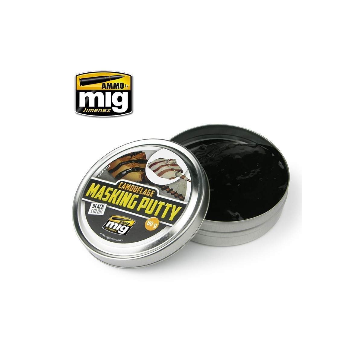 Mastic de masquage camouflage (80g) Ammo AMMO - MIG Jimenez A.MIG-8012 - 1