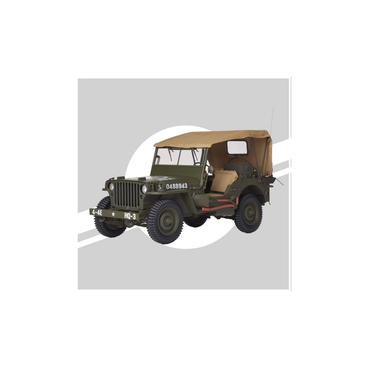 Jeep Willys and accessories 1/8 - IXO - IXC.JPW.FK - IXC.JPW.FK Jeep Willys and accessories 1/8 - IXO - IXC.JPW.FK - IXC.JPW.FK