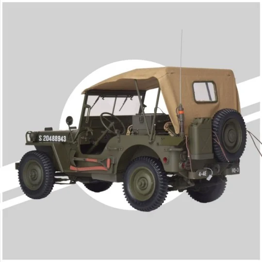 IXC.JPW.FK-Jeep Willys et accessoires 1/8 - IXO - IXC.JPW.FK