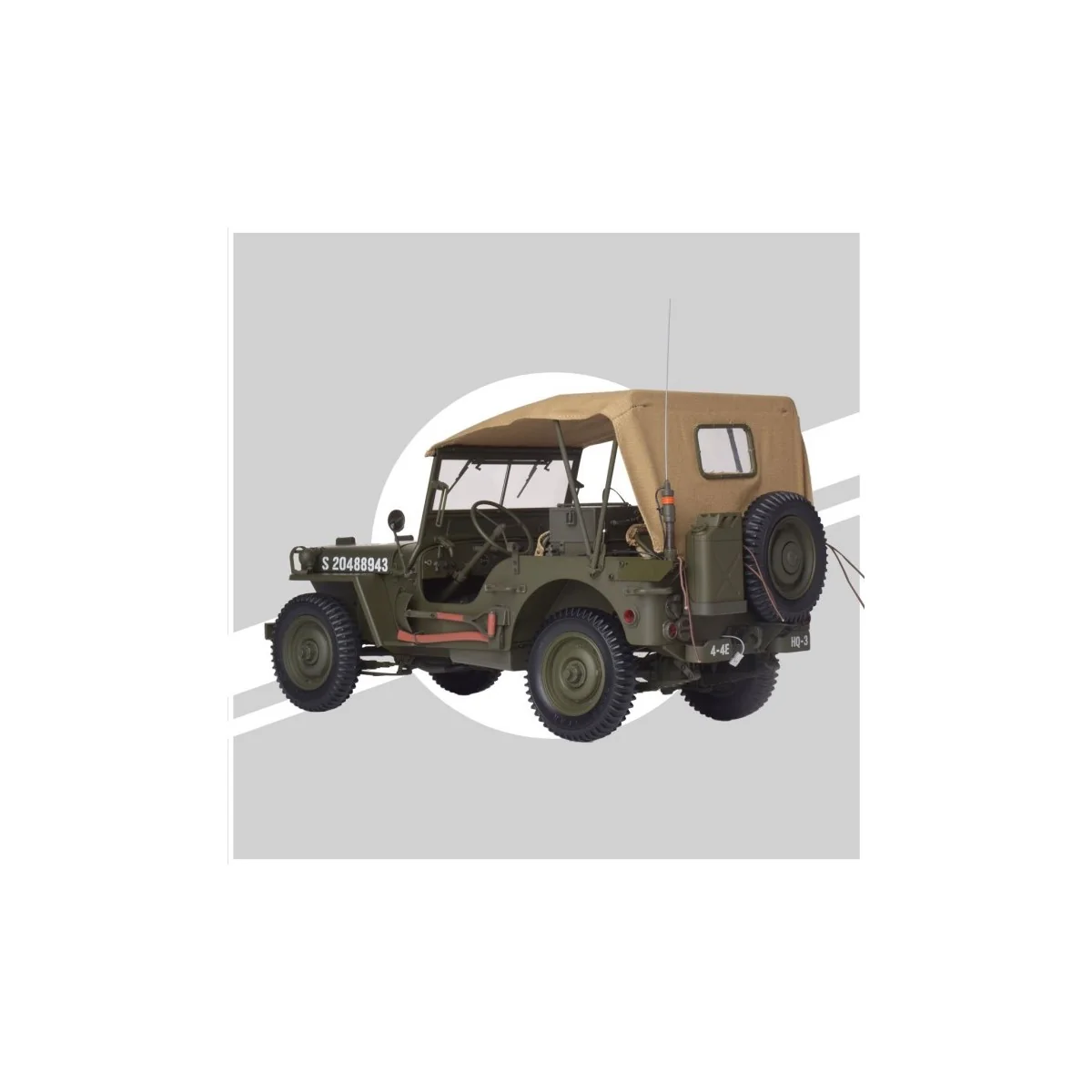 Jeep Willys and accessories 1/8 - IXO - IXC.JPW.FK - IXC.JPW.FK Jeep Willys and accessories 1/8 - IXO - IXC.JPW.FK - IXC.JPW.FK