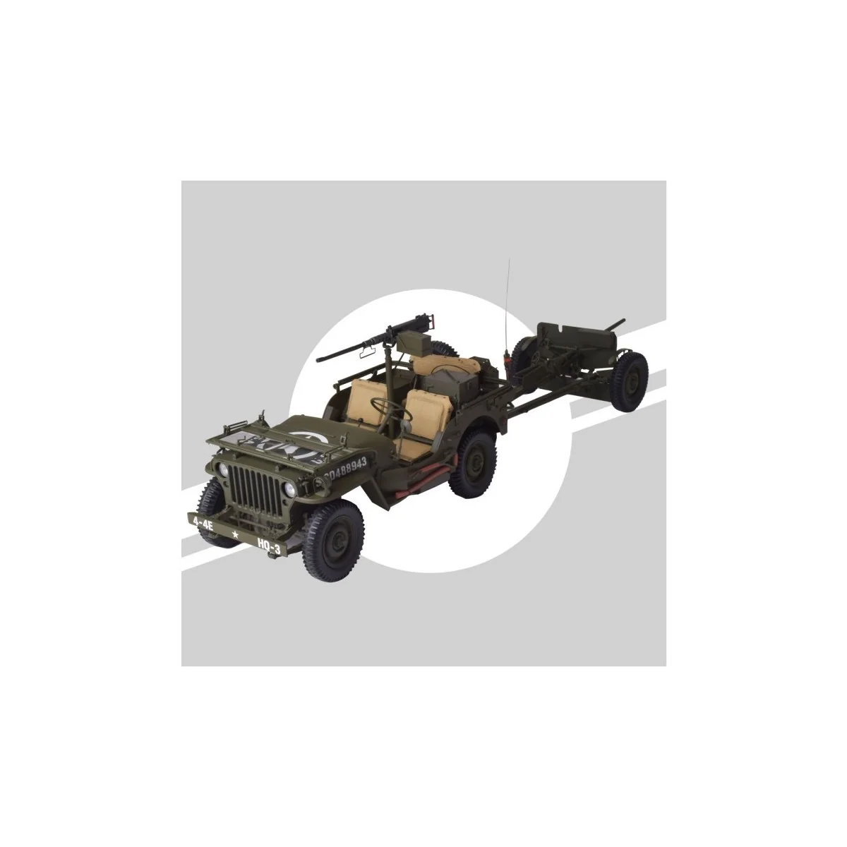 Jeep Willys and accessories 1/8 - IXO - IXC.JPW.FK - IXC.JPW.FK Jeep Willys and accessories 1/8 - IXO - IXC.JPW.FK - IXC.JPW.FK