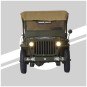 IXC.JPW.FK-Jeep Willys et accessoires 1/8 - IXO