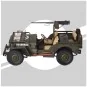 IXC.JPW.FK-Jeep Willys et accessoires 1/8 - IXO - IXC.JPW.FK