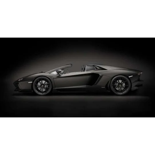 HK121F-Pocher HK121 Lamborghini Aventador LP 700-4 Roadster Nero Nemesis Noir Mat 1/8