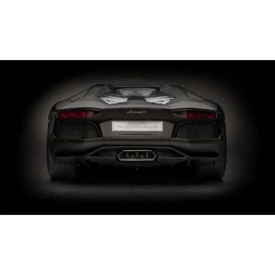 HK121F-Pocher HK121 Lamborghini Aventador LP 700-4 Roadster Nero Nemesis Noir Mat 1/8