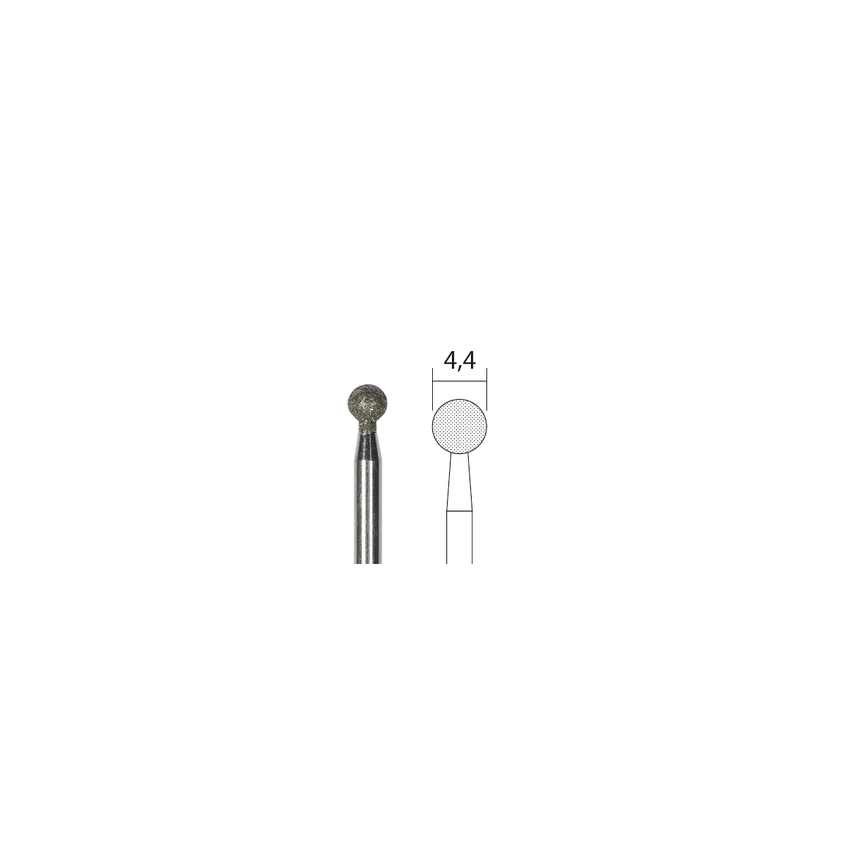 Embout de meulage diamanté rond Ø 4,4 mm (x2) Proxxon Proxxon PRX-28226 - 2 Embout de meulage diamanté rond Ø 4,4 mm (x2) Proxxon Proxxon PRX-28226 - 2