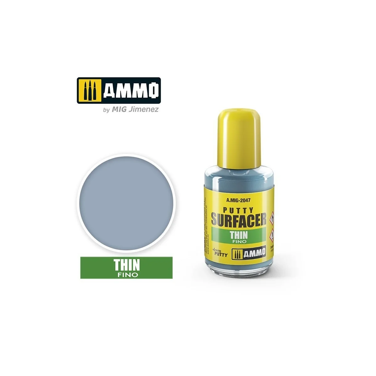 Mastic liquide de surface - Fin (30ml) Mig AMMO - MIG Jimenez A.MIG-2047 - 1