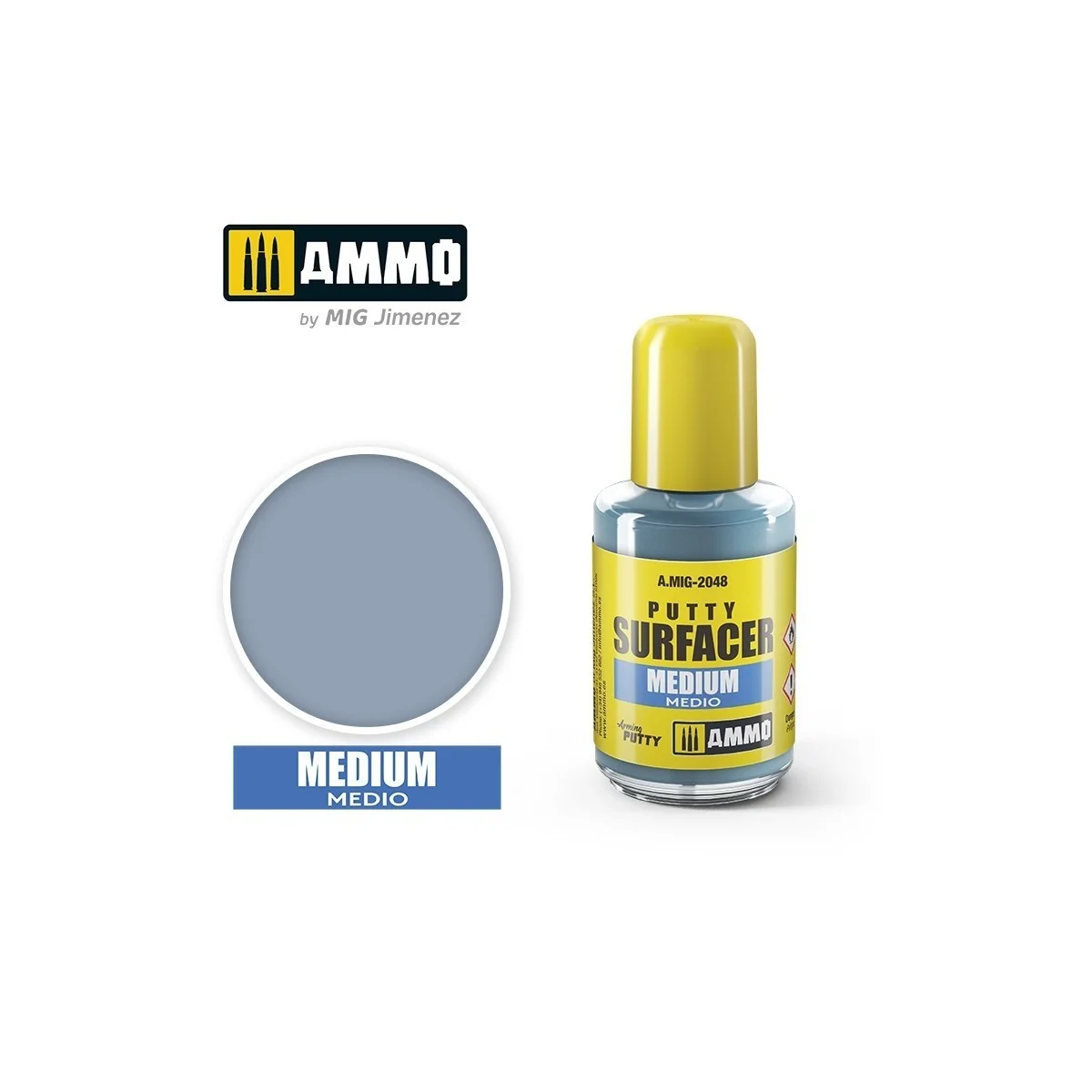 Liquid surface putty - Medium (30ml) Mig - A.MIG-2048 - A.MIG-2048 Liquid surface putty - Medium (30ml) Mig - A.MIG-2048 - A.MIG-2048