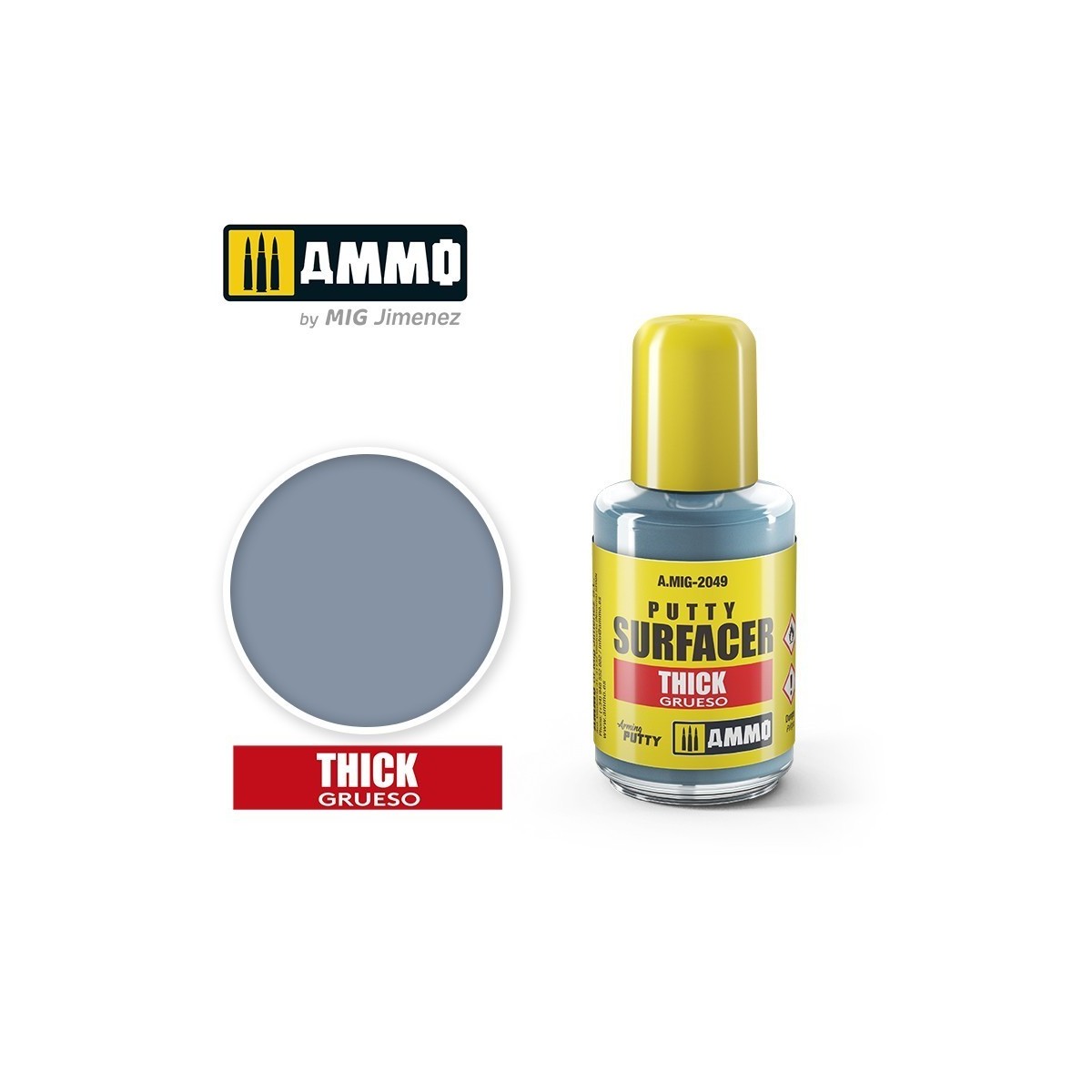 Mastic liquide de surface - Epais (30ml) Mig AMMO - MIG Jimenez A.MIG-2049 - 1