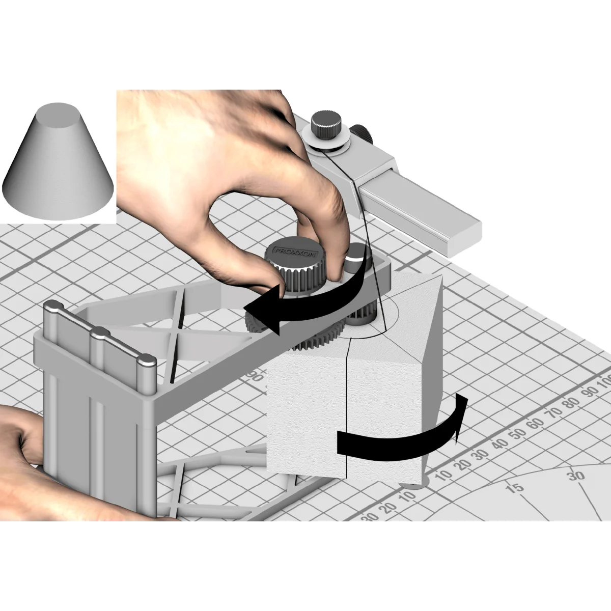 TKS 360 Circle Cutter for THERMOCUT 230/E Proxxon Hot Wire Cutter -... TKS 360 Circle Cutter for THERMOCUT 230/E Proxxon Hot Wire Cutter -...