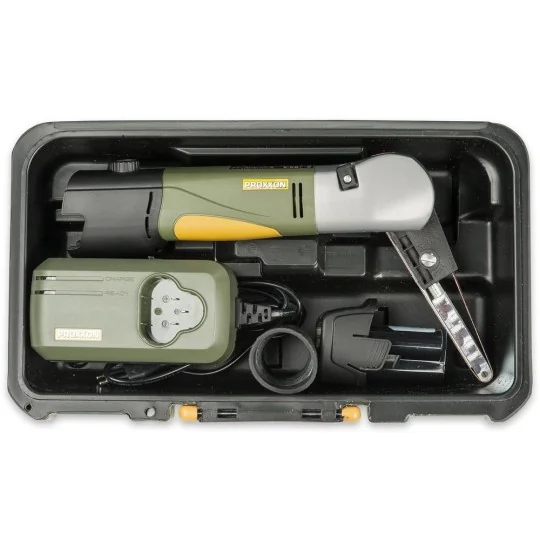 PRX-29810-BS/A - Cordless Belt Sander + Charger + Proxxon Battery