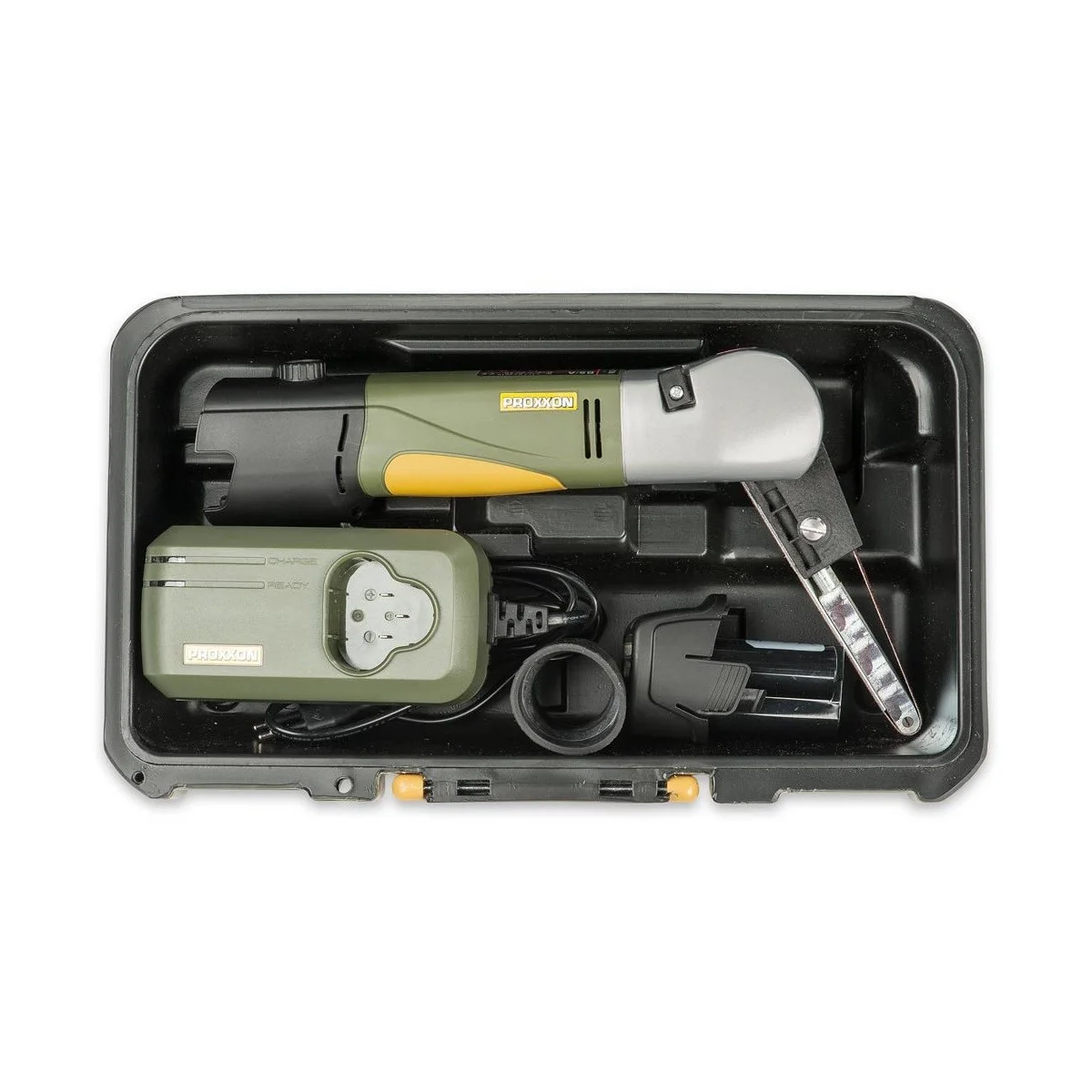 BS/A - Cordless Belt Sander + Charger + Proxxon Battery - PRX-29810