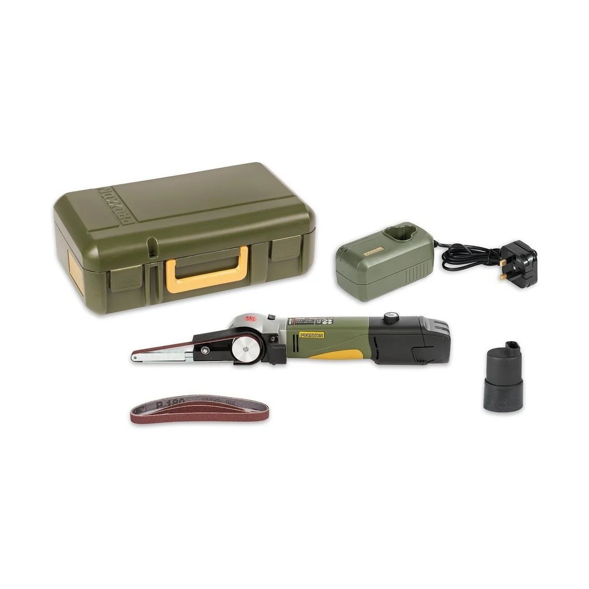 BS/A - Ponceuse à bande sans fil + Chargeur + Batterie Proxxon Proxxon PRX-29810 - 1