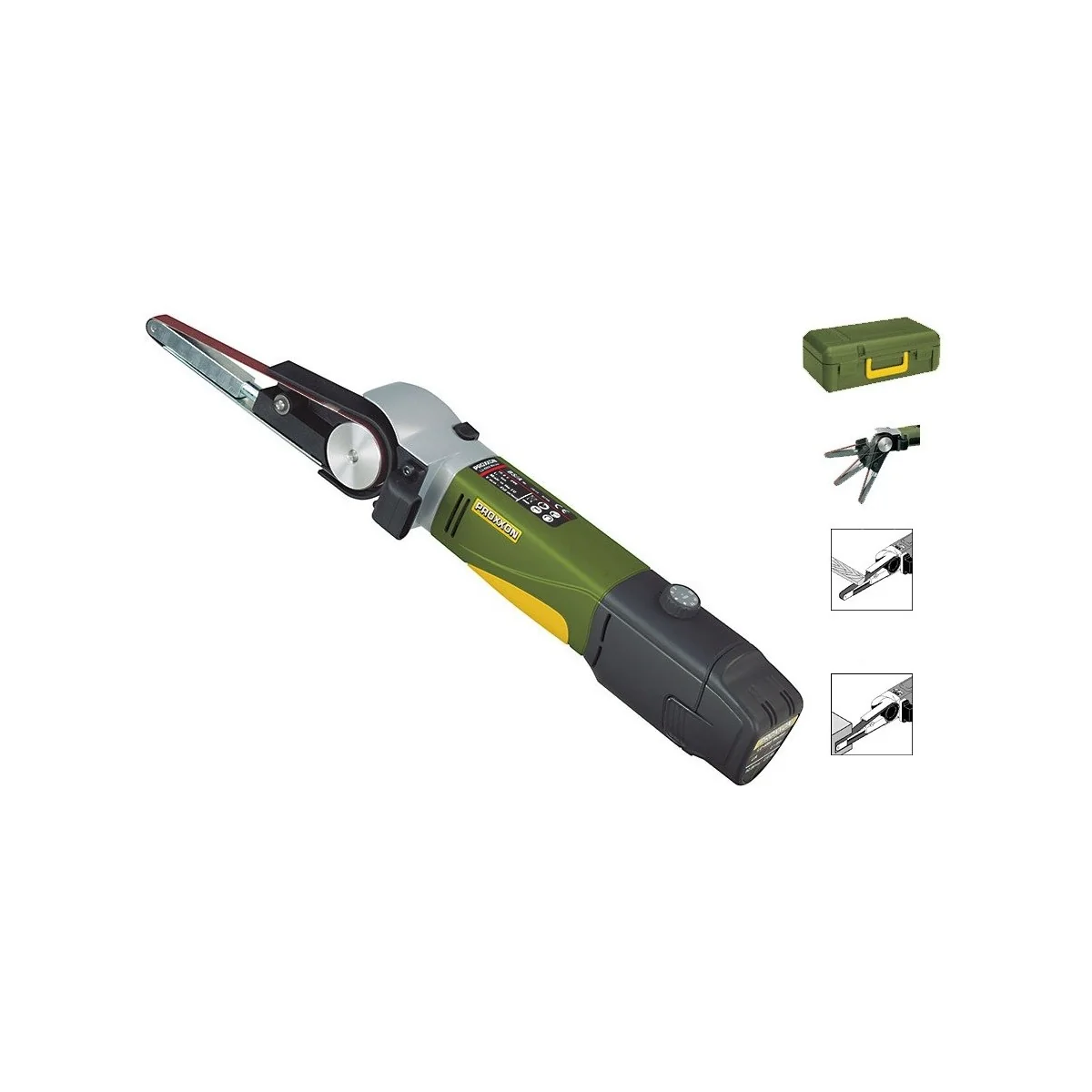 BS/A - Cordless Belt Sander + Charger + Proxxon Battery - PRX-29810