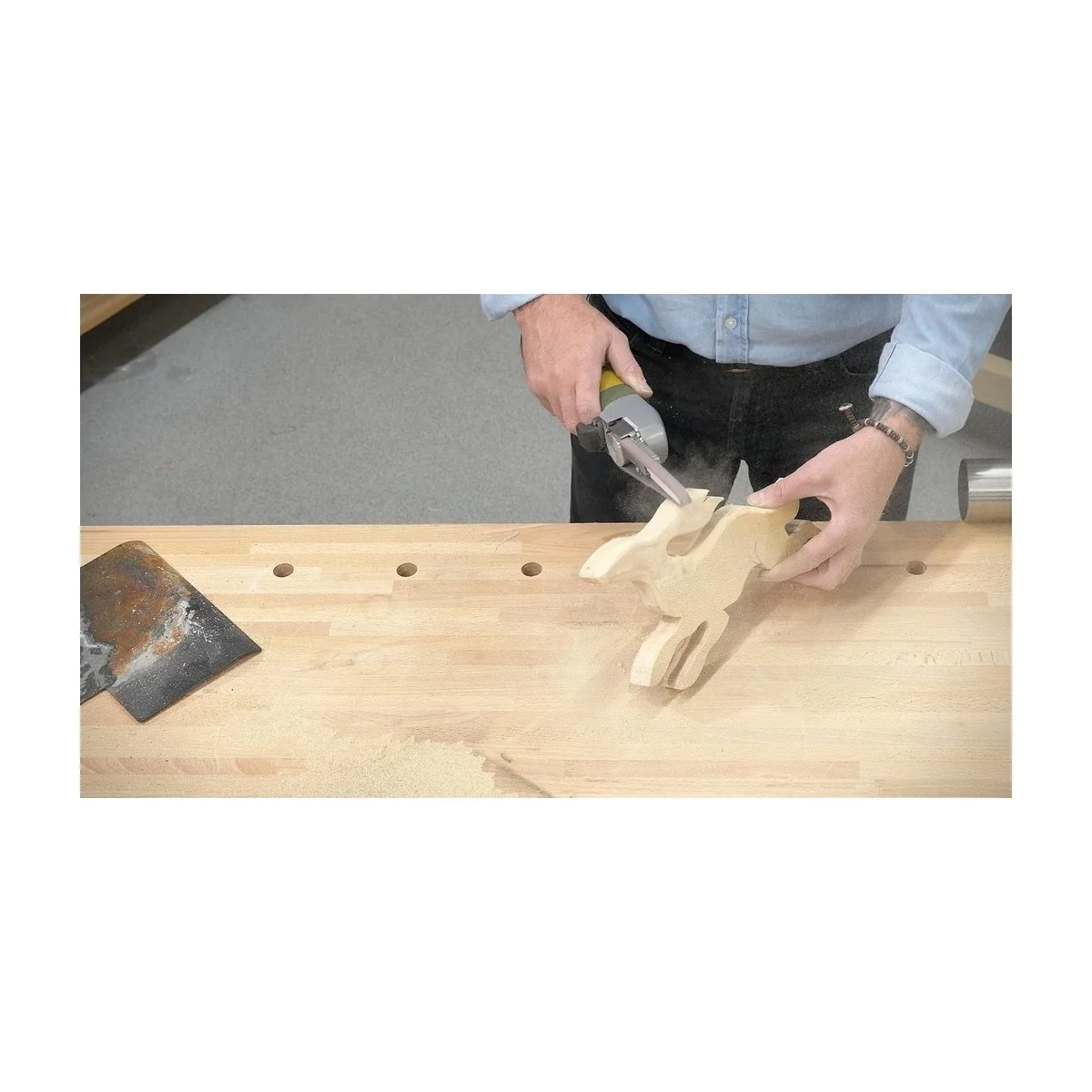 BS/A - Cordless Belt Sander + Charger + Proxxon Battery - PRX-29810