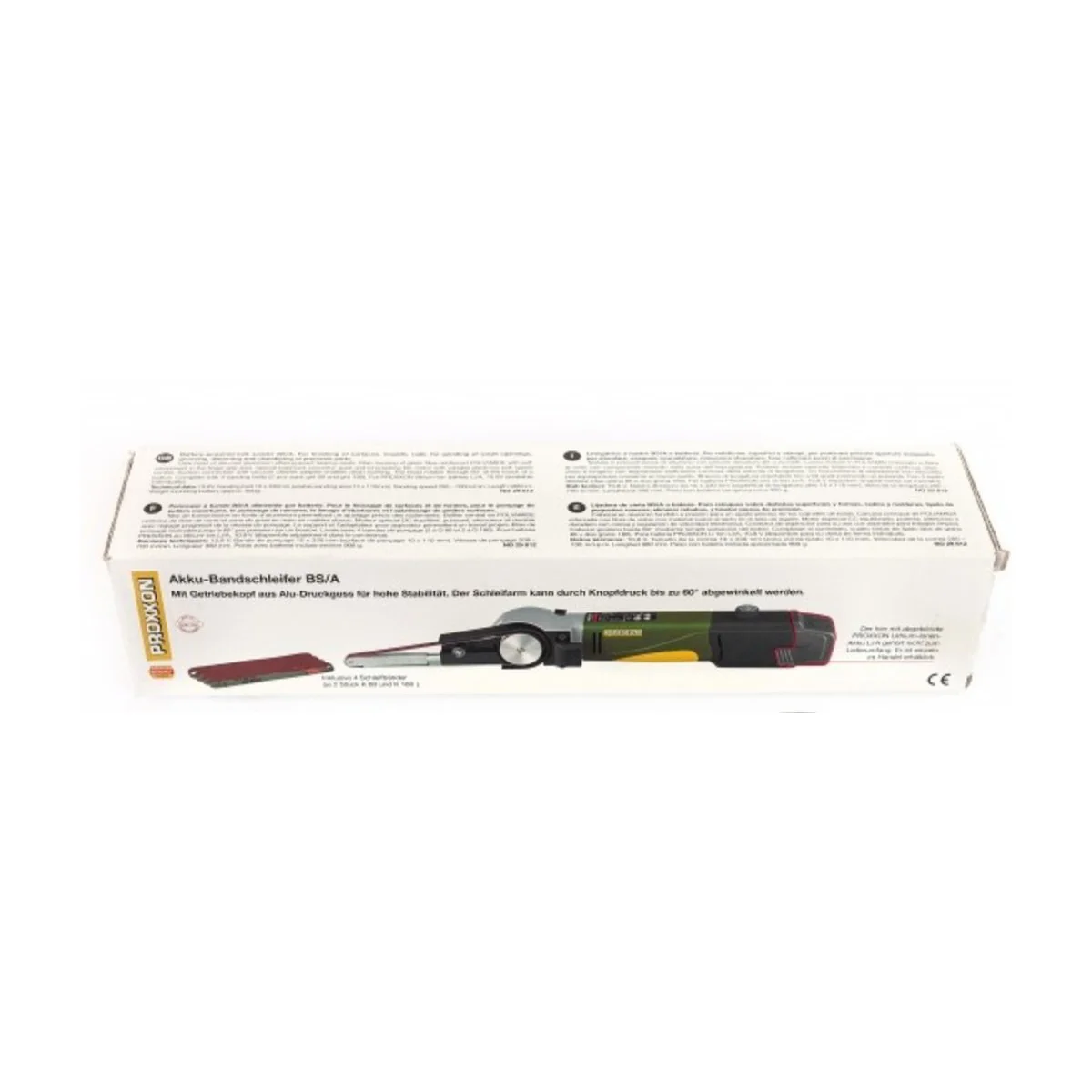 BS/A - Proxxon Cordless Belt Sander - PRX-29812 - PRX-29812 BS/A - Proxxon Cordless Belt Sander - PRX-29812 - PRX-29812