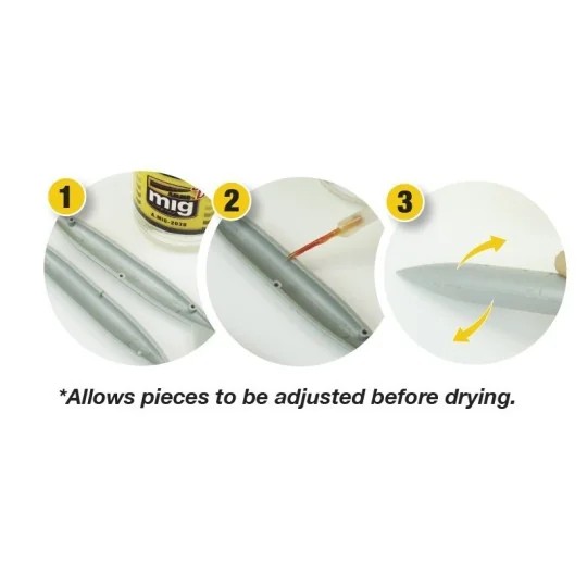 A.MIG-2038-Polyester Medium Cement Glue (30ml) Mig - A.MIG-2038