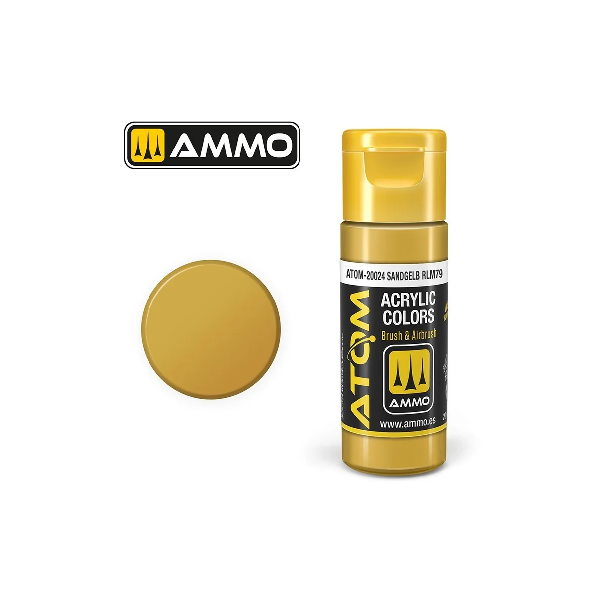Peinture acrylique Gel de sable RLM79 20ml ATOM AMMO