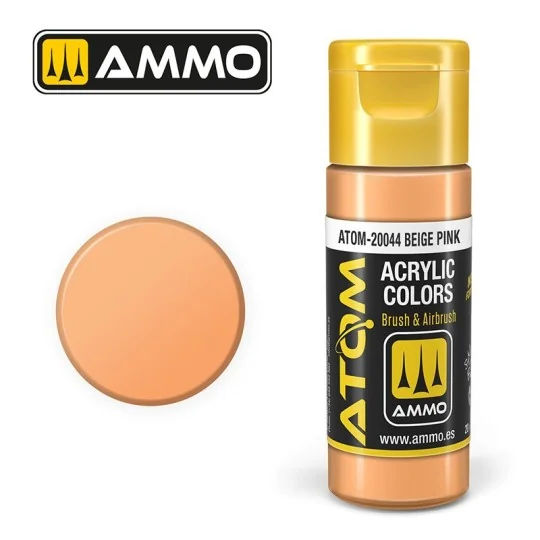 ATOM-20044-Peinture acrylique Beige Rose 20ml ATOM AMMO - ATOM-20044