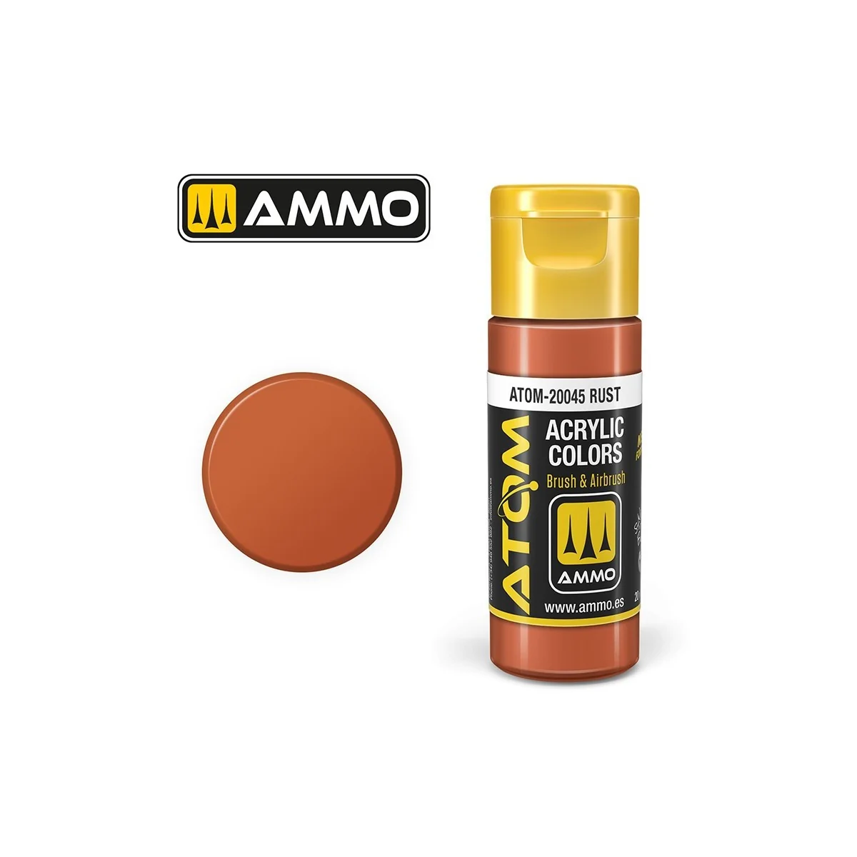 ATOM AMMO Rust Acrylic Paint 20ml - ATOM-20045 - ATOM-20045