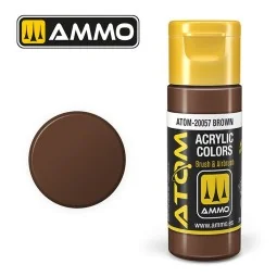 Brown acrylic paint 20ml ATOM AMMO - ATOM-20057