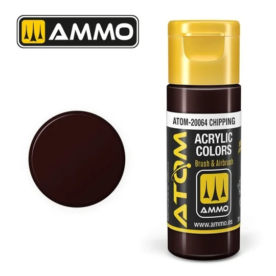 ATOM-20064-Peinture acrylique Écaillage 20ml ATOM AMMO - ATOM-20064