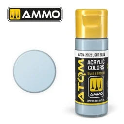Light blue acrylic paint 20 ml ATOM AMMO - ATOM-20122