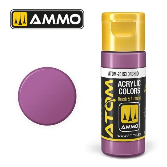 ATOM-20153-Orchid Acrylic Paint 20ml ATOM AMMO - ATOM-20153