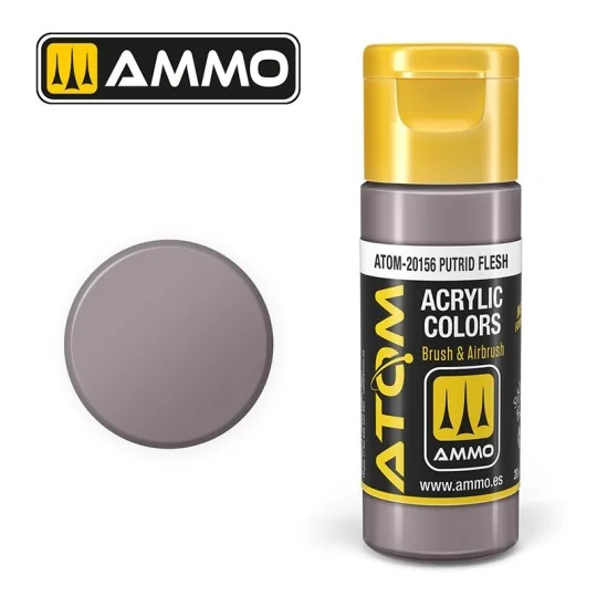 ATOM AMMO Rotten Flesh Acrylic Paint 20ml - ATOM-20156 - ATOM-20156 ATOM-20156-ATOM AMMO Rotten Flesh Acrylic Paint 20ml - ATOM-20156
