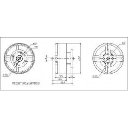 Brushless motor multicopters BE3608-11 DYS DYS BE3608-11 - 7