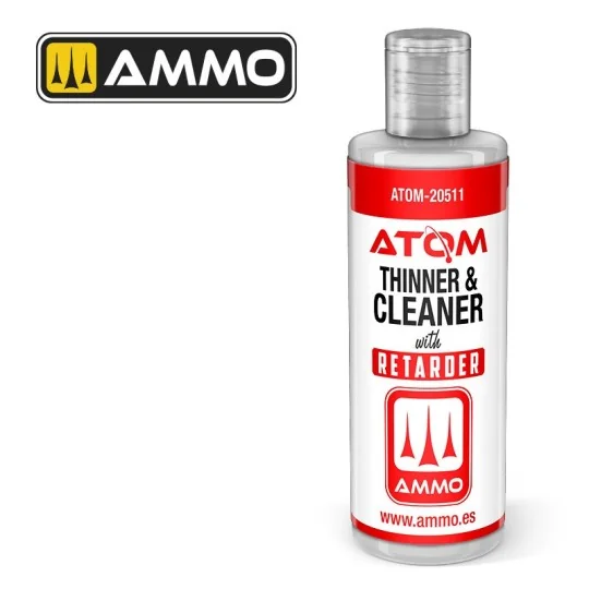 ATOM-20511-Thinner and Cleaner with Retardant (60ml) ATOM AMMO - ATOM-20511