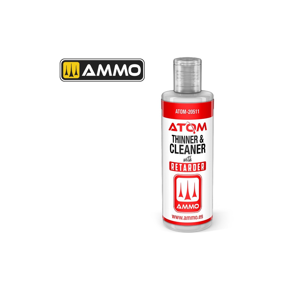 Thinner and Cleaner with Retardant (60ml) ATOM AMMO - ATOM-20511