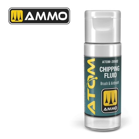 ATOM-20502-Chipping Fluid effet d'écaillage 20ml ATOM AMMO