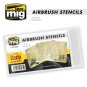 A.MIG-8035-Pochoirs pour aérographe (x3) n°1 Ammo - A.MIG-8035
