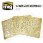 Airbrush Stencils (x3) No. 1 Ammo - A.MIG-8035 A.MIG-8035-Airbrush Stencils (x3) No. 1 Ammo - A.MIG-8035