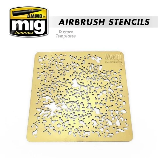 A.MIG-8035-Airbrush Stencils (x3) No. 1 Ammo - A.MIG-8035
