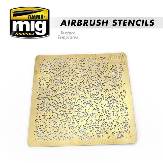 Airbrush Stencils (x3) No. 1 Ammo - A.MIG-8035 A.MIG-8035-Airbrush Stencils (x3) No. 1 Ammo - A.MIG-8035