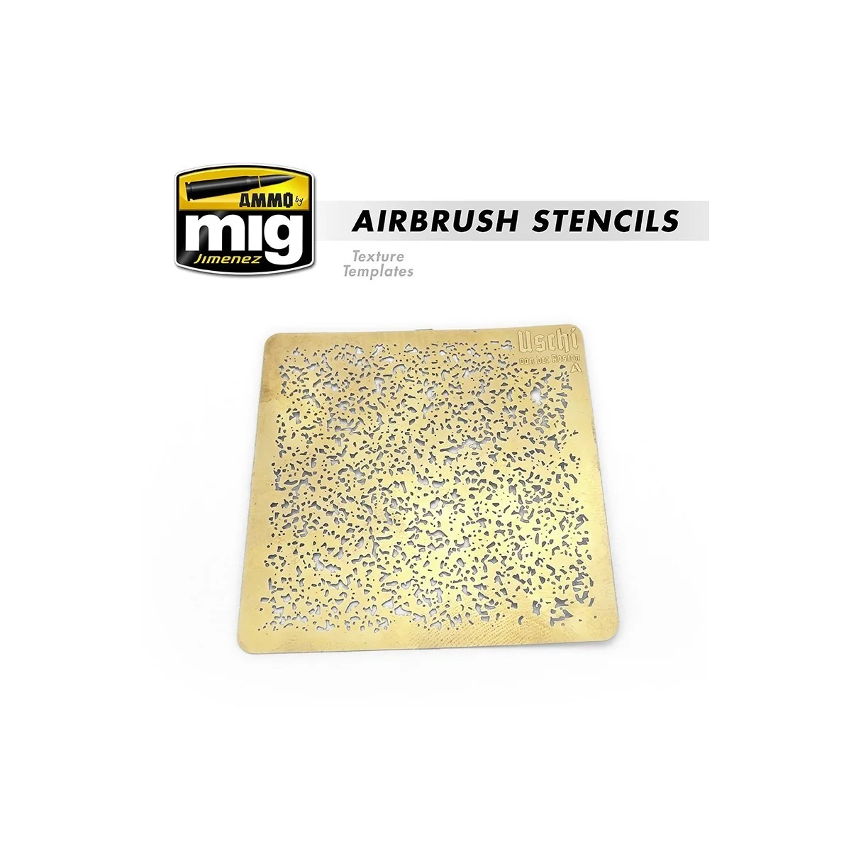 Pochoirs pour aérographe (x3) n°1 Ammo AMMO - MIG Jimenez A.MIG-8035 - 5