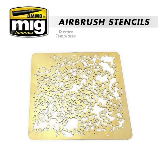 Airbrush Stencils (x3) No. 1 Ammo - A.MIG-8035 A.MIG-8035-Airbrush Stencils (x3) No. 1 Ammo - A.MIG-8035