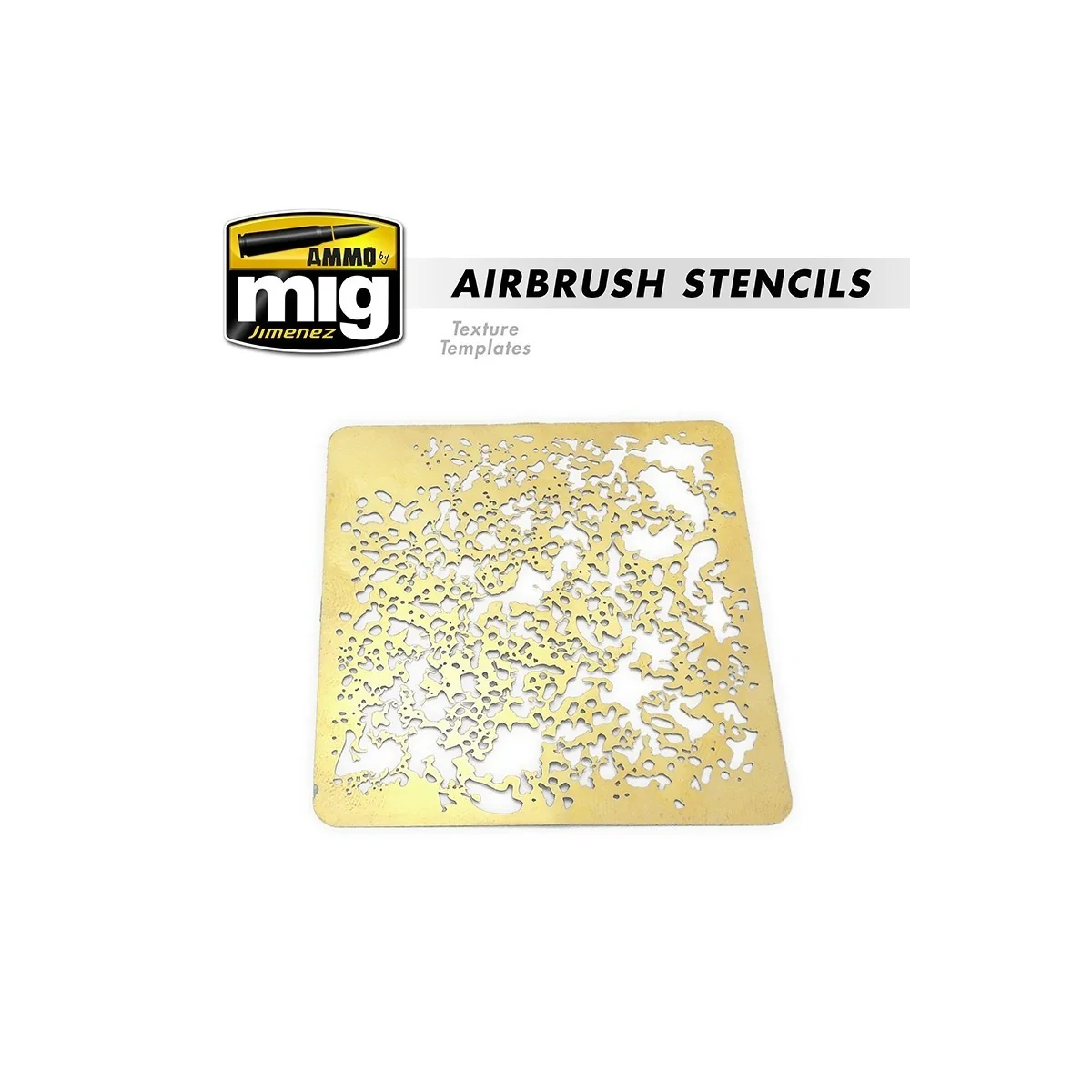 Airbrush Stencils (x3) No. 1 Ammo - A.MIG-8035