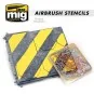 A.MIG-8035-Airbrush Stencils (x3) No. 1 Ammo - A.MIG-8035