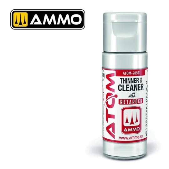 ATOM-20501-Diluant et nettoyant avec retardateur (20ml) ATOM AMMO - ATOM-20501