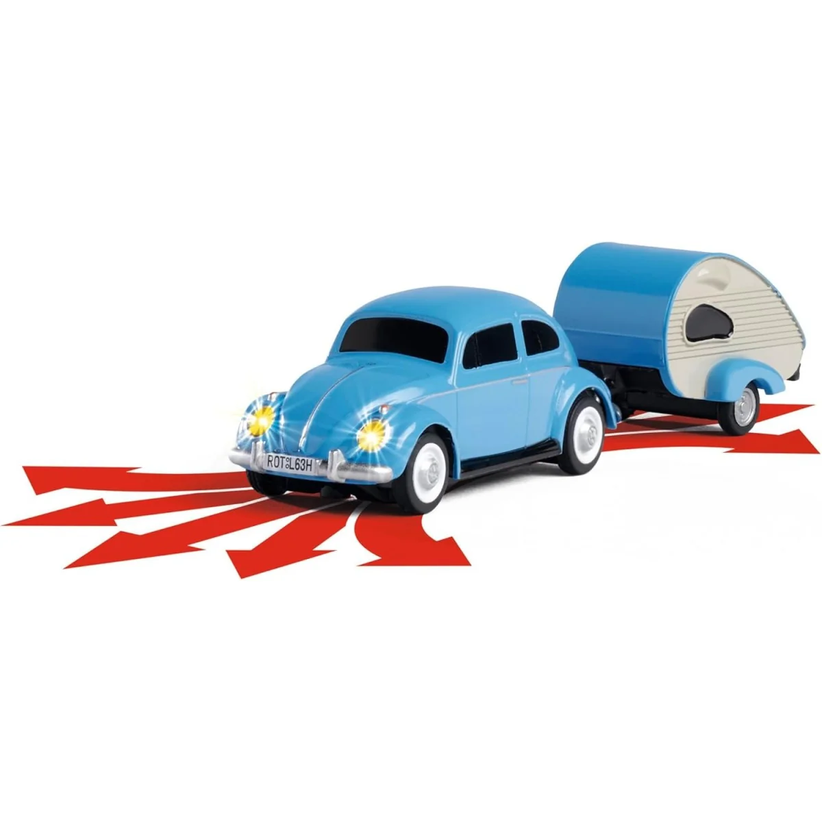 Volkswagen Beetle with Trailer 2.4GHz RTR 1/87 Carson - 500504148 -...
