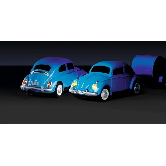 500504148-Volkswagen Coccinelle avec remorque 2.4GHz RTR 1/87 Carson - 500504148