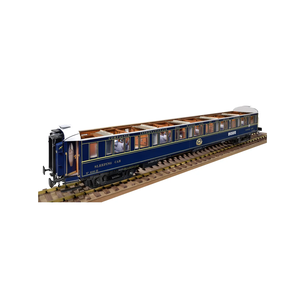 Amati 1714/01 Voiture voyageur Orient Express CIWL 1/32 construction bois 1714/01 - 1 Amati 1714/01 Voiture voyageur Orient Express CIWL 1/32 construction bois 1714/01 - 1