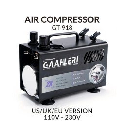 Dual Drive GT-918 Series Airbrush Air Compressor Gaahleri - 42878