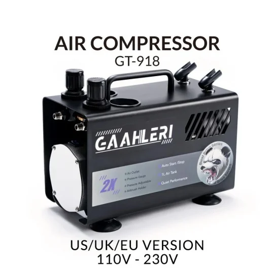 Dual Drive GT-918 Series Airbrush Air Compressor Gaahleri - 42878 -... 42878-Dual Drive GT-918 Series Airbrush Air Compressor Gaahleri - 42878