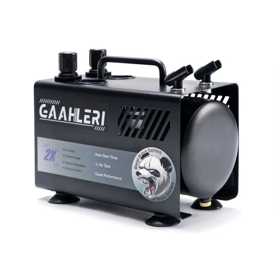 42878-Dual Drive GT-918 Series Airbrush Air Compressor Gaahleri